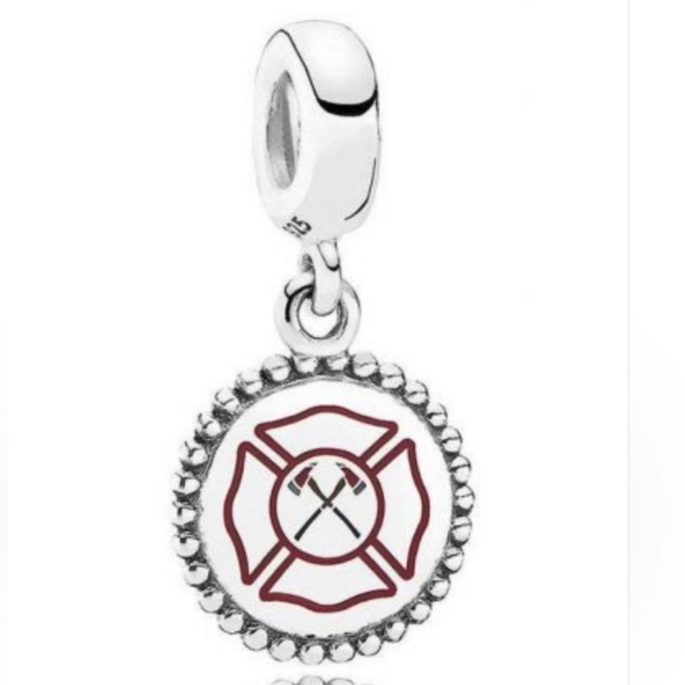Pandora firefighter charm